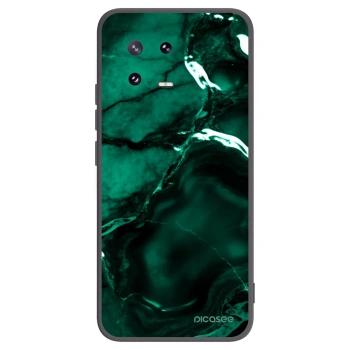 Picasee Μαύρη θήκη σιλικόνης για Xiaomi 13 Pro - Dark emerald