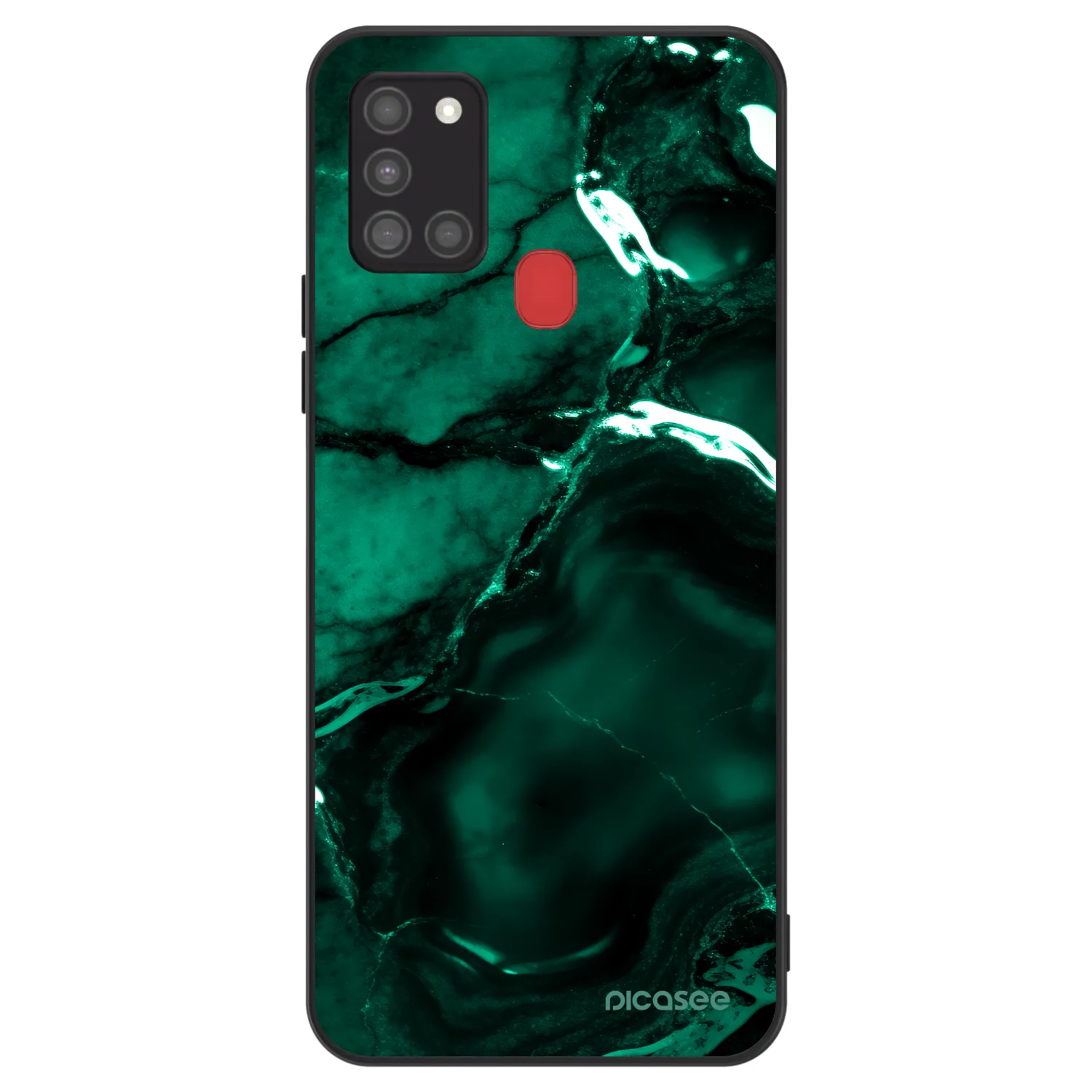Picasee ULTIMATE CASE για Samsung Galaxy A21s - Dark emerald