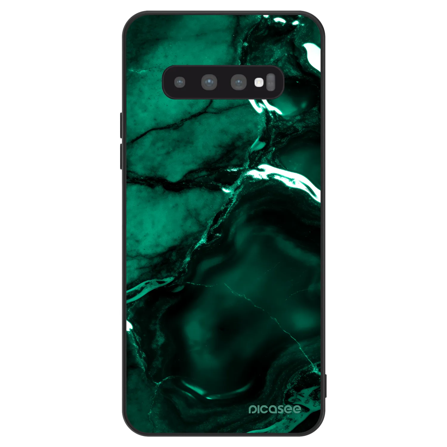 Picasee ULTIMATE CASE για Samsung Galaxy S10 G973 - Dark emerald