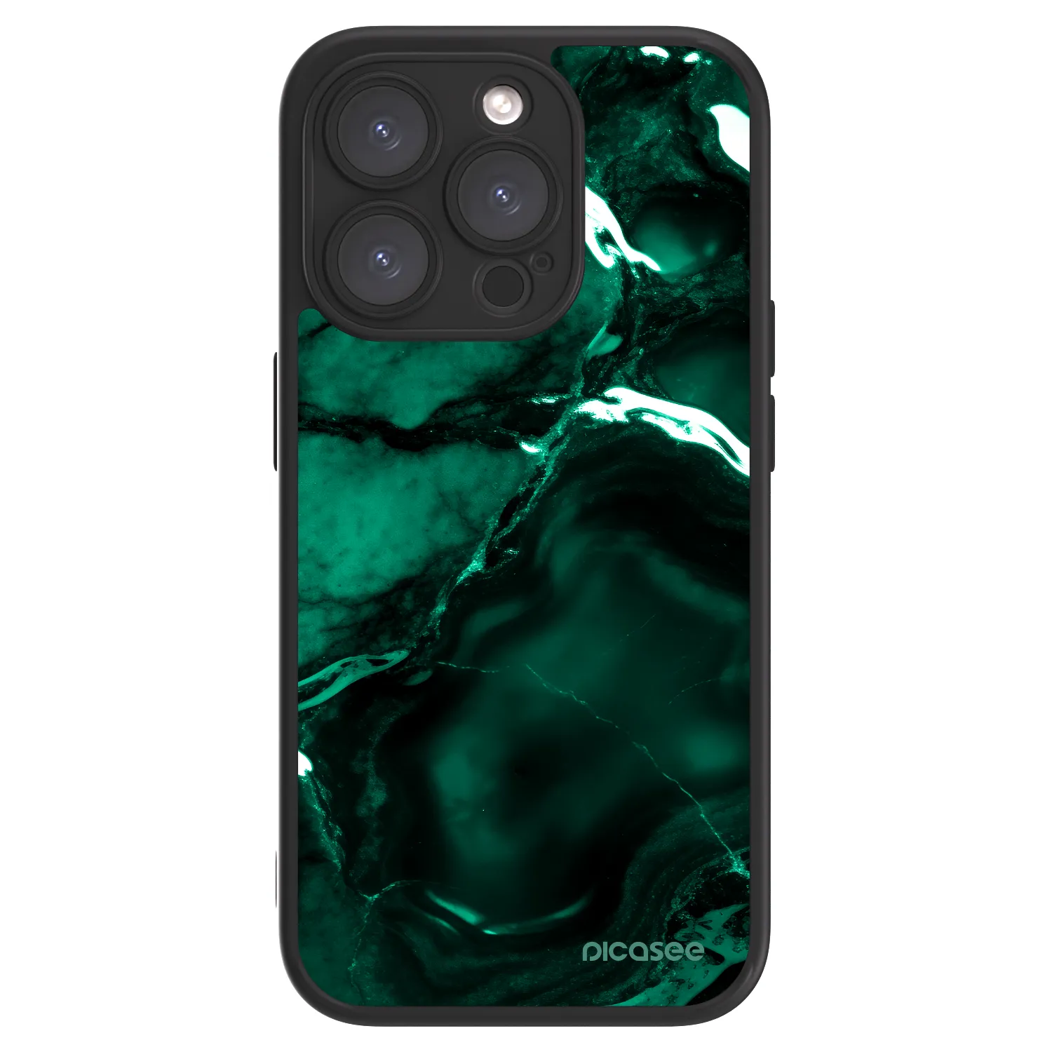 Picasee ULTIMATE CASE MagSafe pro Apple iPhone 15 Pro - Dark emerald