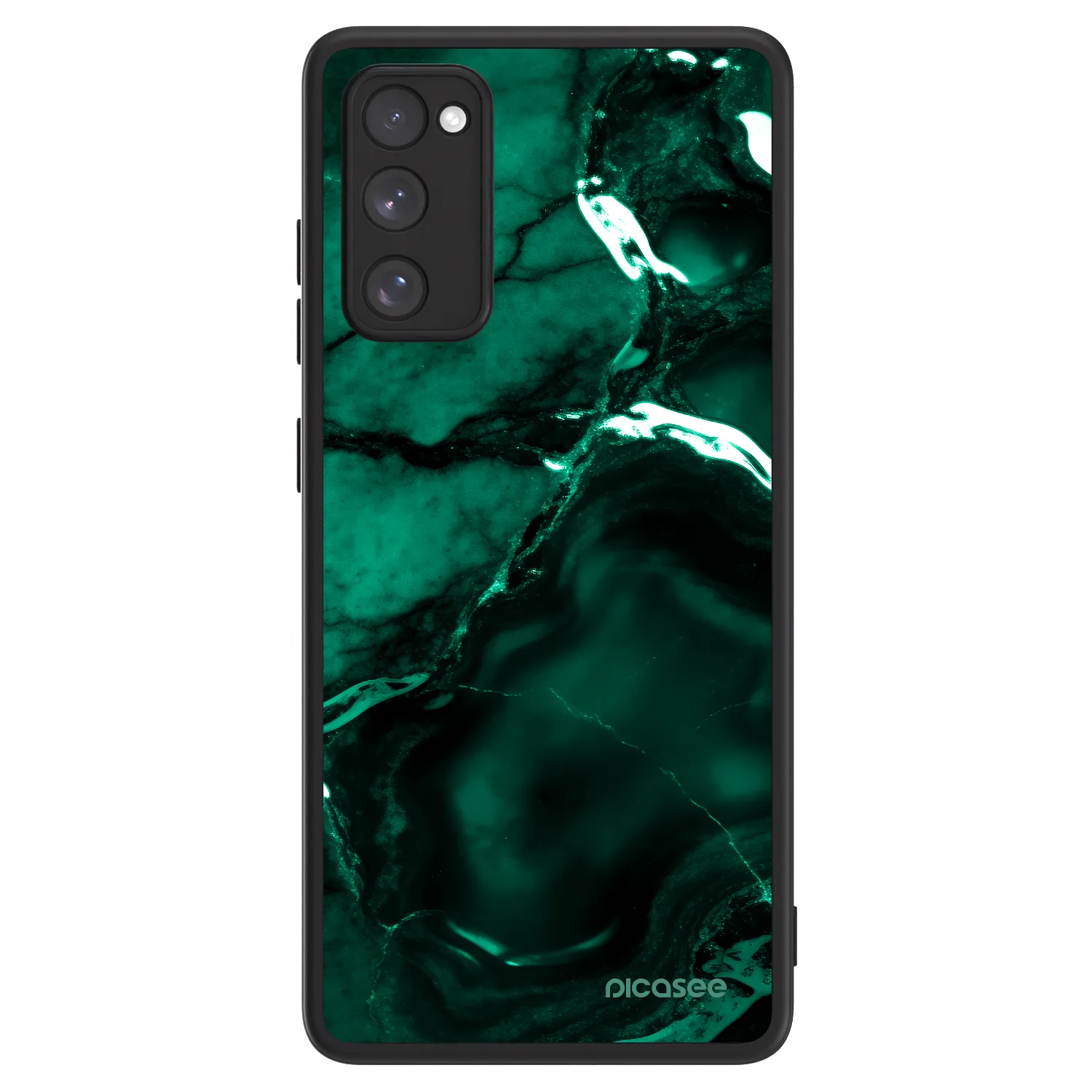 Picasee ULTIMATE CASE PowerShare για Samsung Galaxy S20 FE - Dark emerald