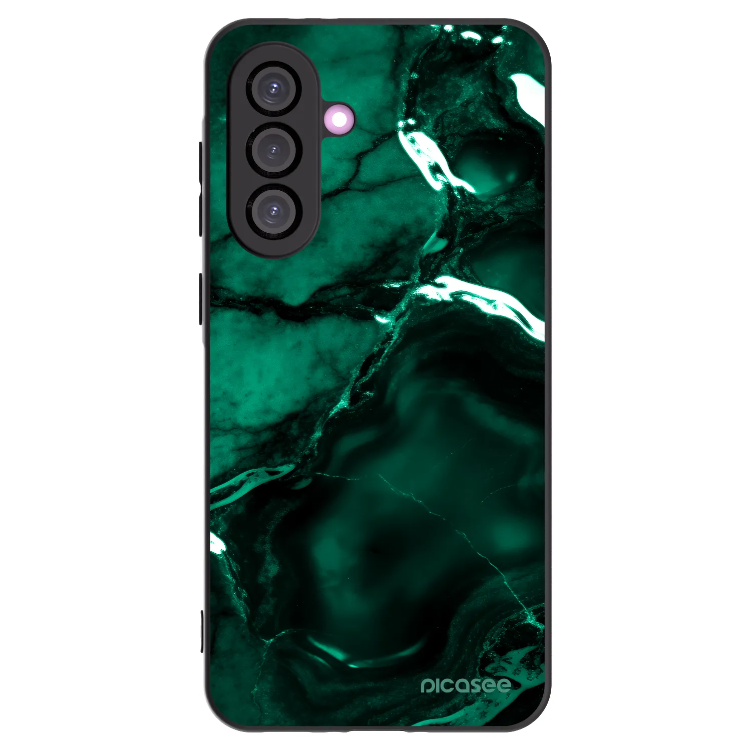 Picasee Μαύρη θήκη σιλικόνης για Samsung Galaxy A56 5G A566B - Dark emerald