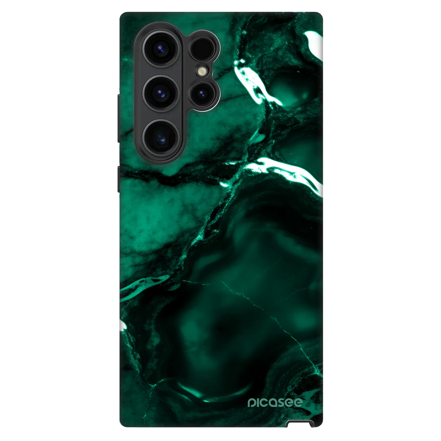 Picasee Fashion Case για Samsung Galaxy S22 Ultra 5G - Dark emerald