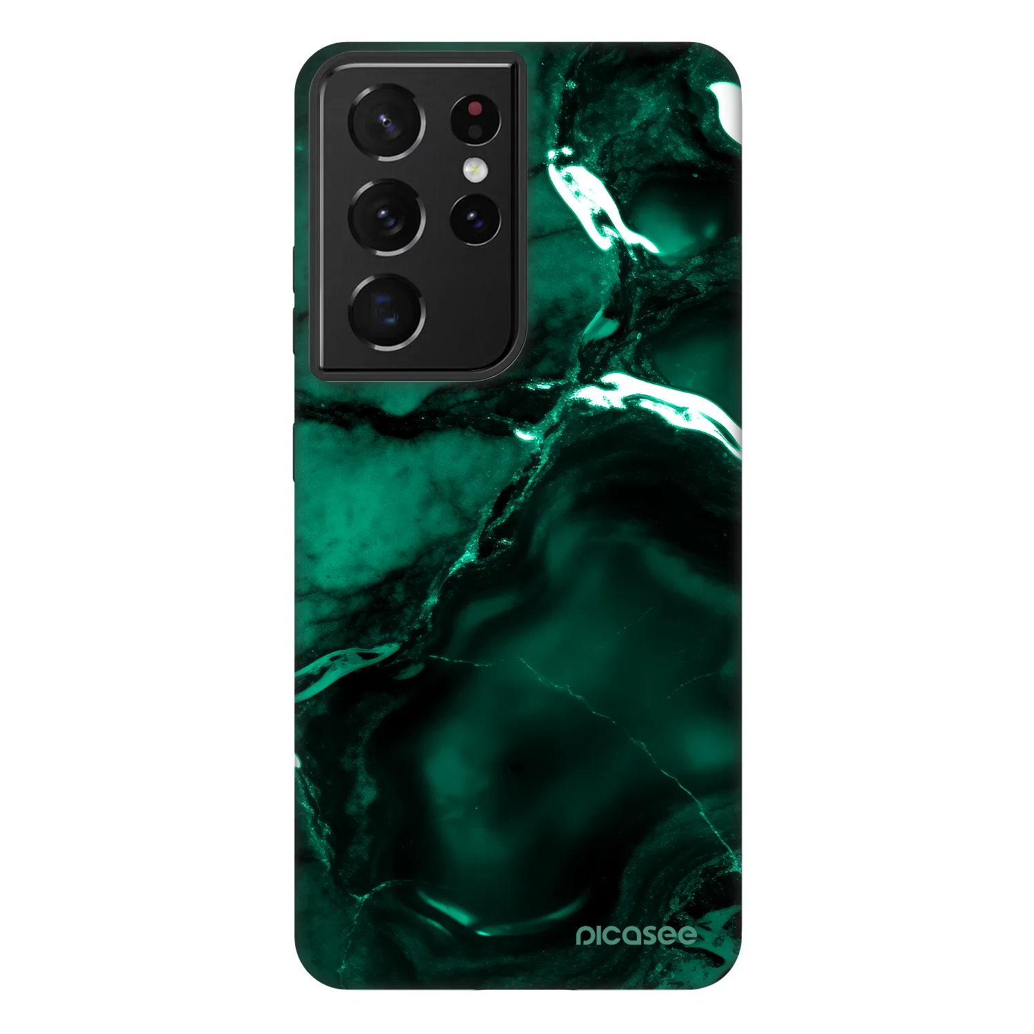 Picasee Fashion Case για Samsung Galaxy S21 Ultra 5G G998B - Dark emerald