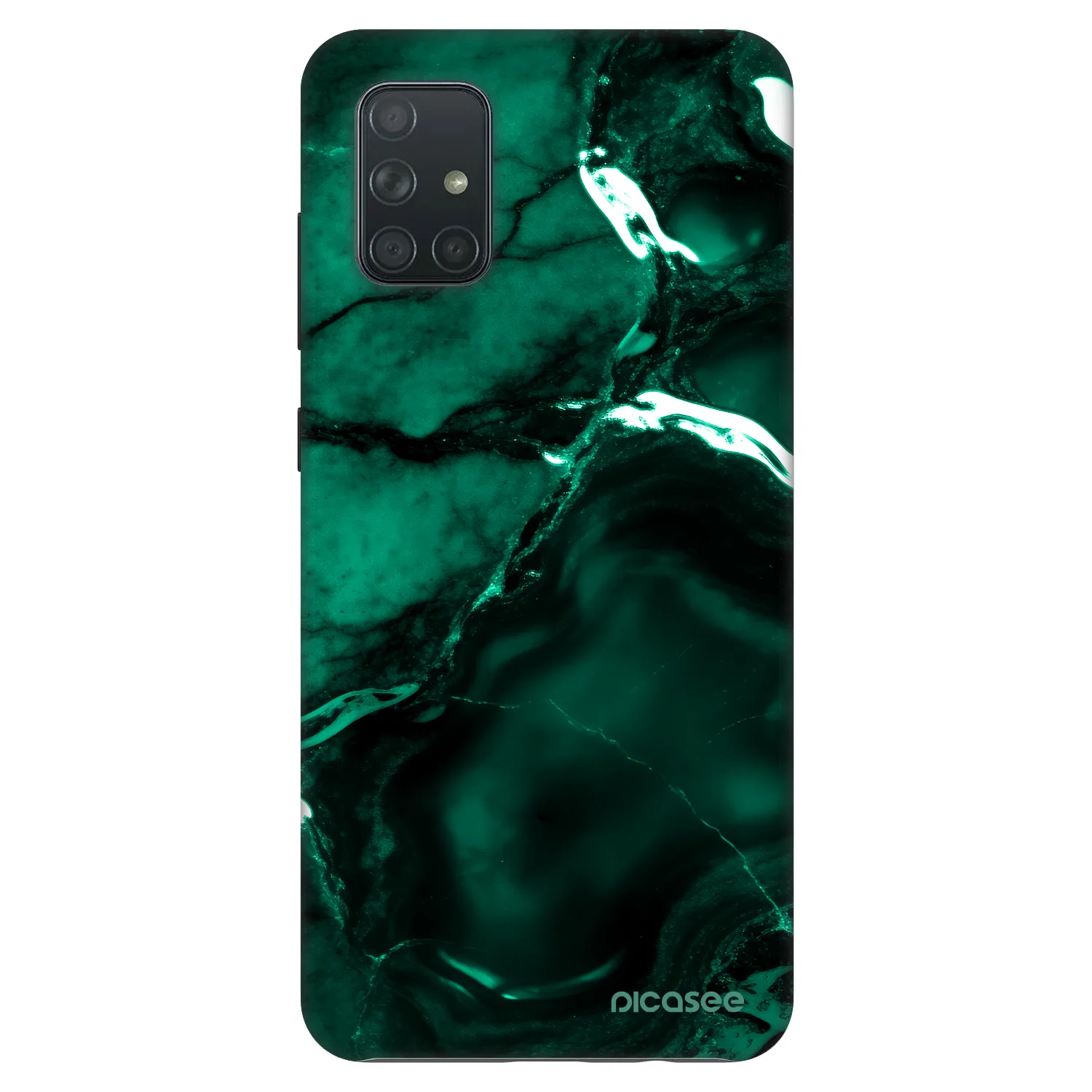 Picasee Fashion Case για Samsung Galaxy A71 A715F - Dark emerald