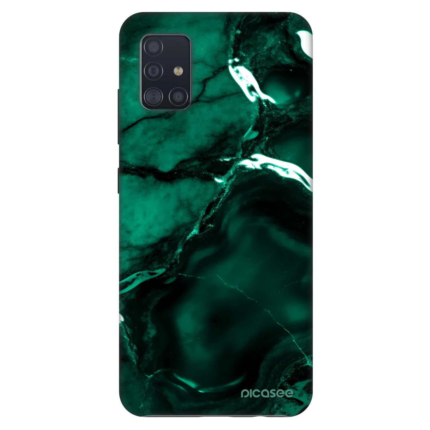 Picasee Fashion Case για Samsung Galaxy A51 A515F - Dark emerald