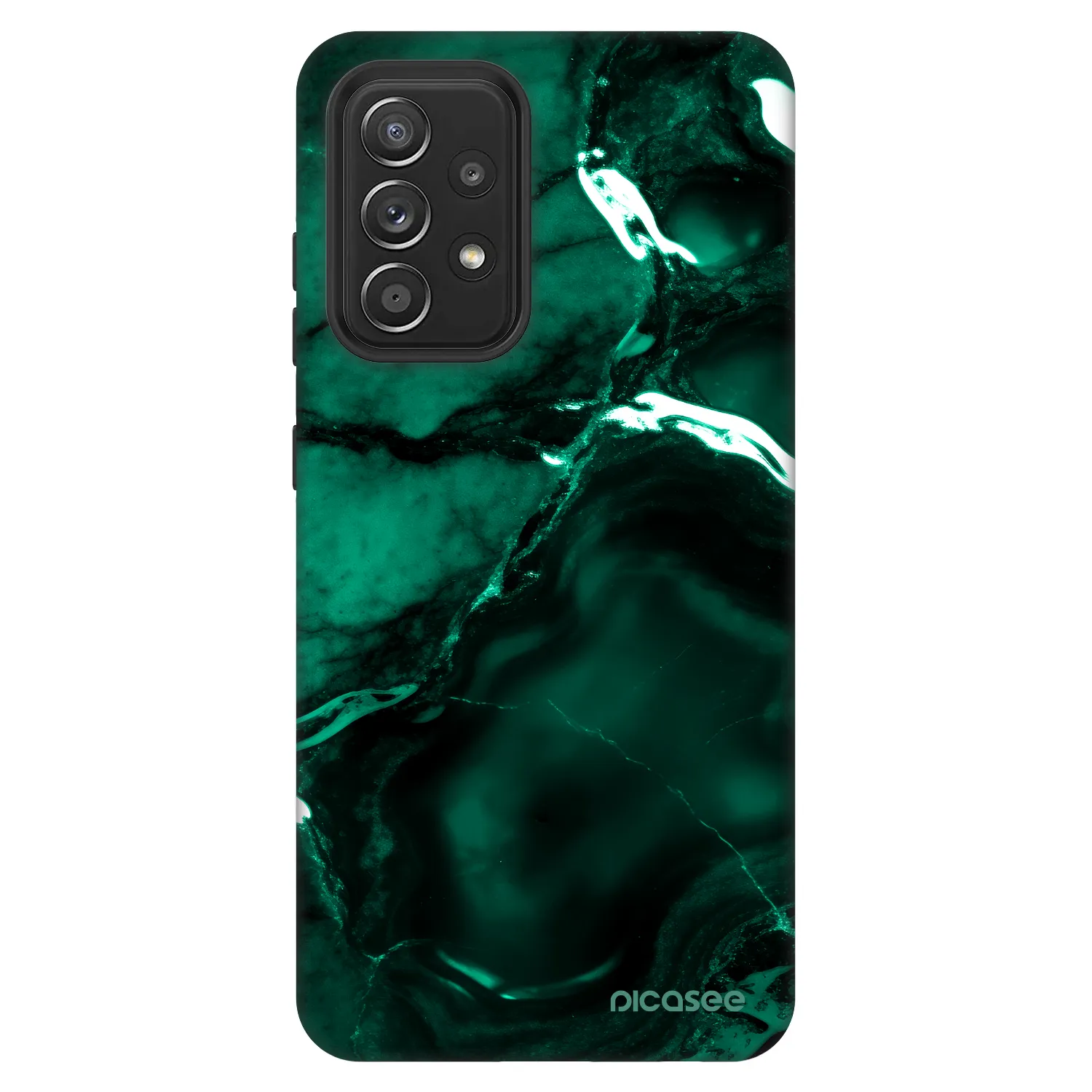 Picasee Fashion Case για Samsung Galaxy A52 5G A525F - Dark emerald