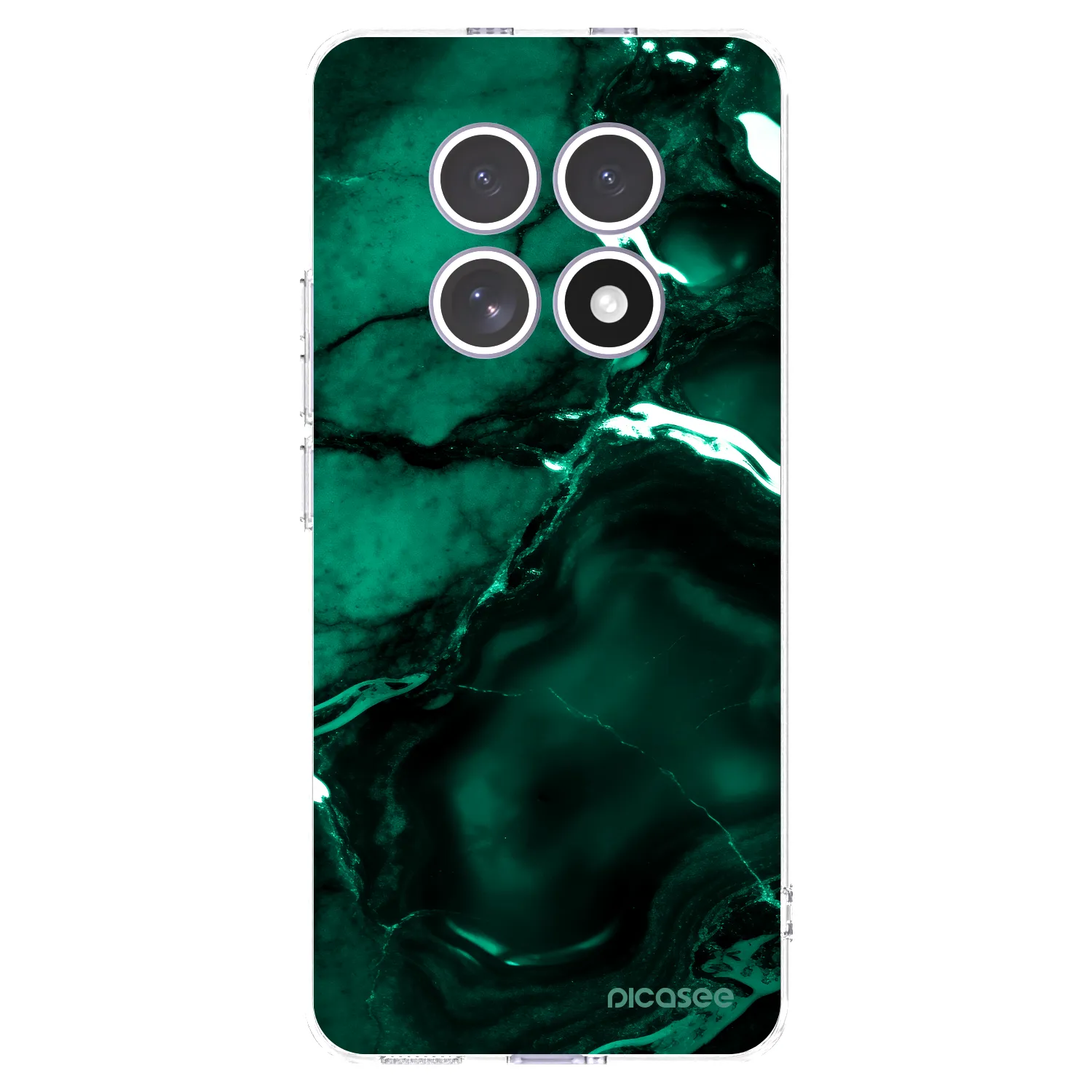 Picasee διαφανής θήκη σιλικόνης Xiaomi Redmi Note 15 4G - Dark emerald