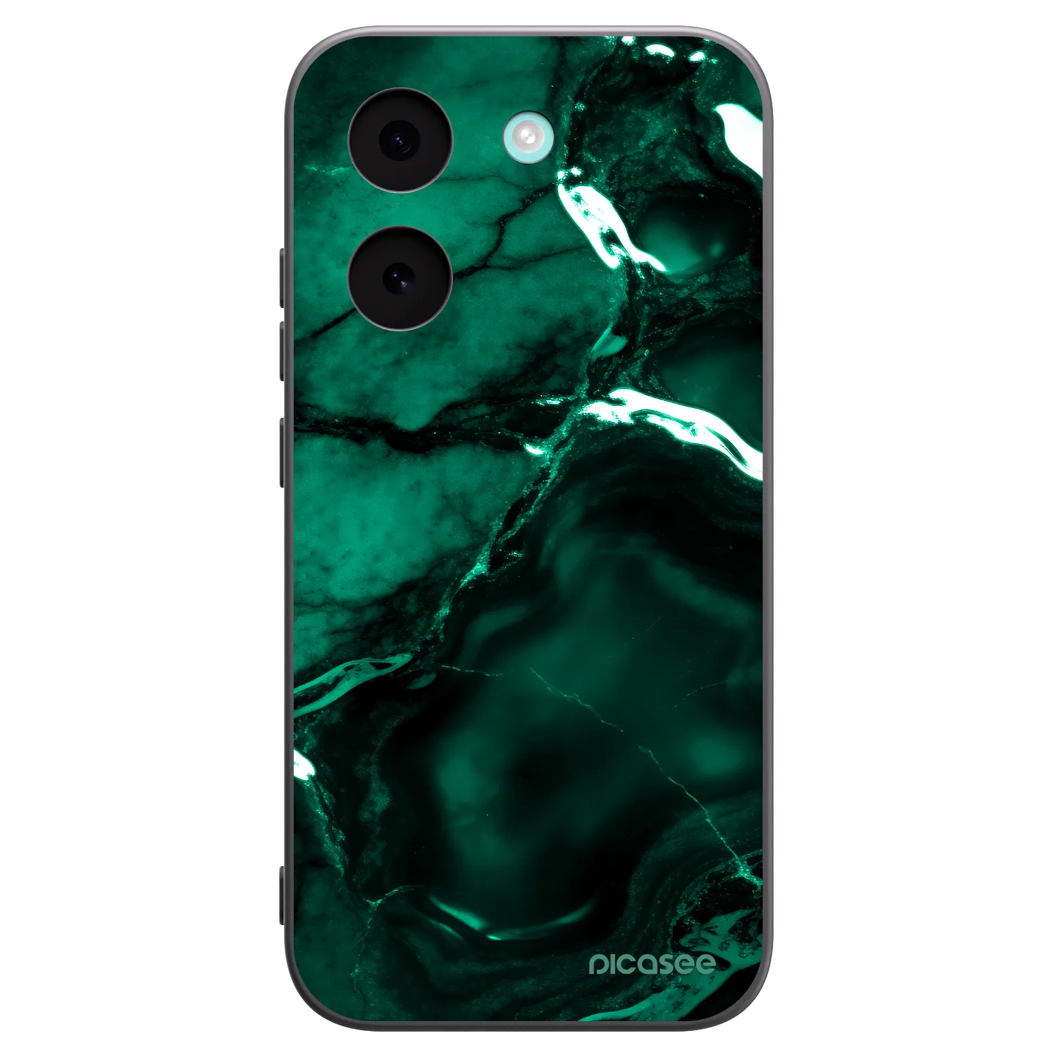 Picasee Μαύρη θήκη σιλικόνης για Xiaomi Poco X8 Pro - Dark emerald