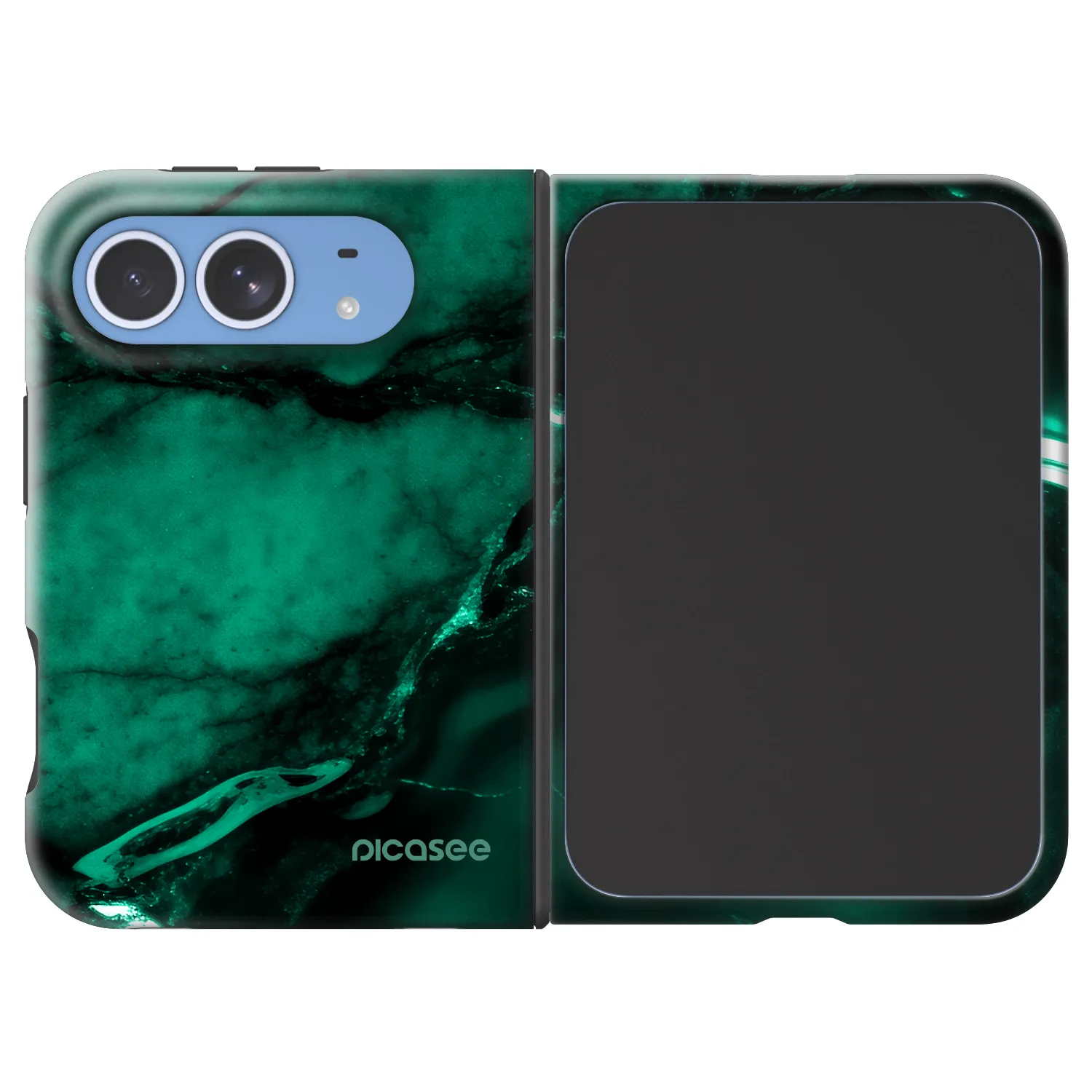 Picasee Fashion Case MagSafe για Apple iPhone Duo - Dark emerald