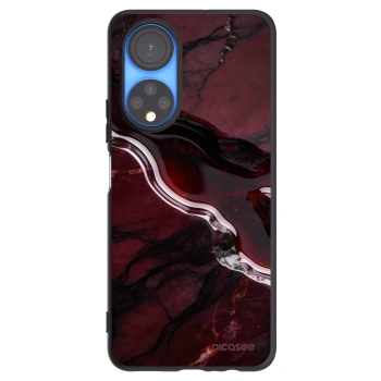 Picasee Μαύρη θήκη σιλικόνης για Honor X7 - Cherry stone