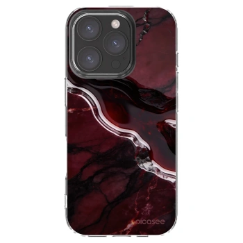 Picasee διαφανής θήκη σιλικόνης Apple iPhone 16 Pro - Cherry stone