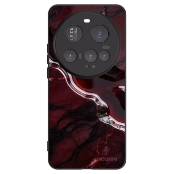 Picasee Μαύρη θήκη σιλικόνης για Xiaomi 15 Ultra - Cherry stone