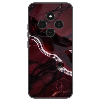 Picasee Μαύρη θήκη σιλικόνης για Xiaomi Poco C75 - Cherry stone