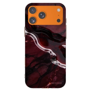 Picasee διαφανής θήκη σιλικόνης Apple iPhone 17 Pro Max - Cherry stone
