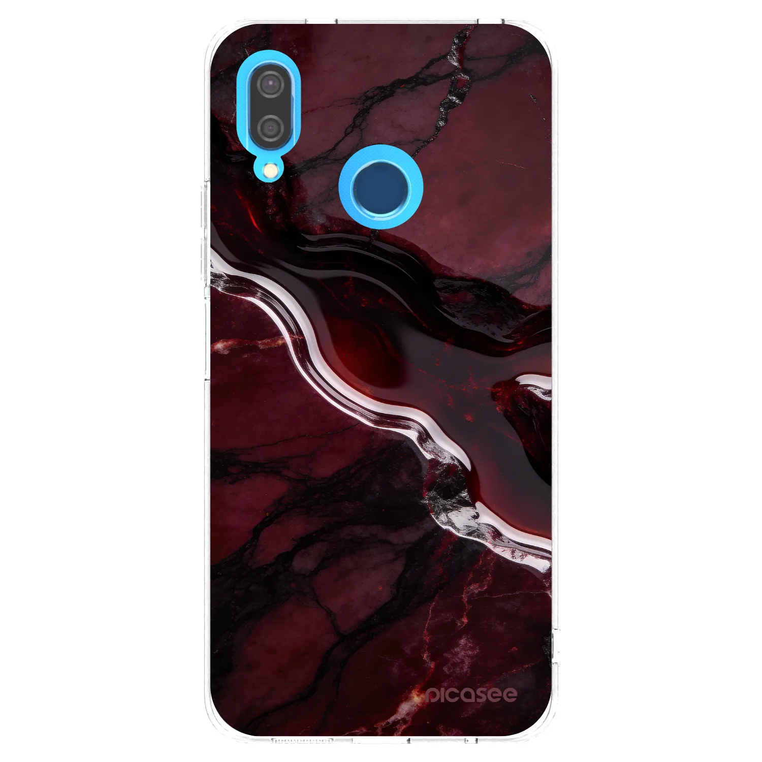 Picasee διαφανής θήκη σιλικόνης Huawei P20 Lite - Cherry stone
