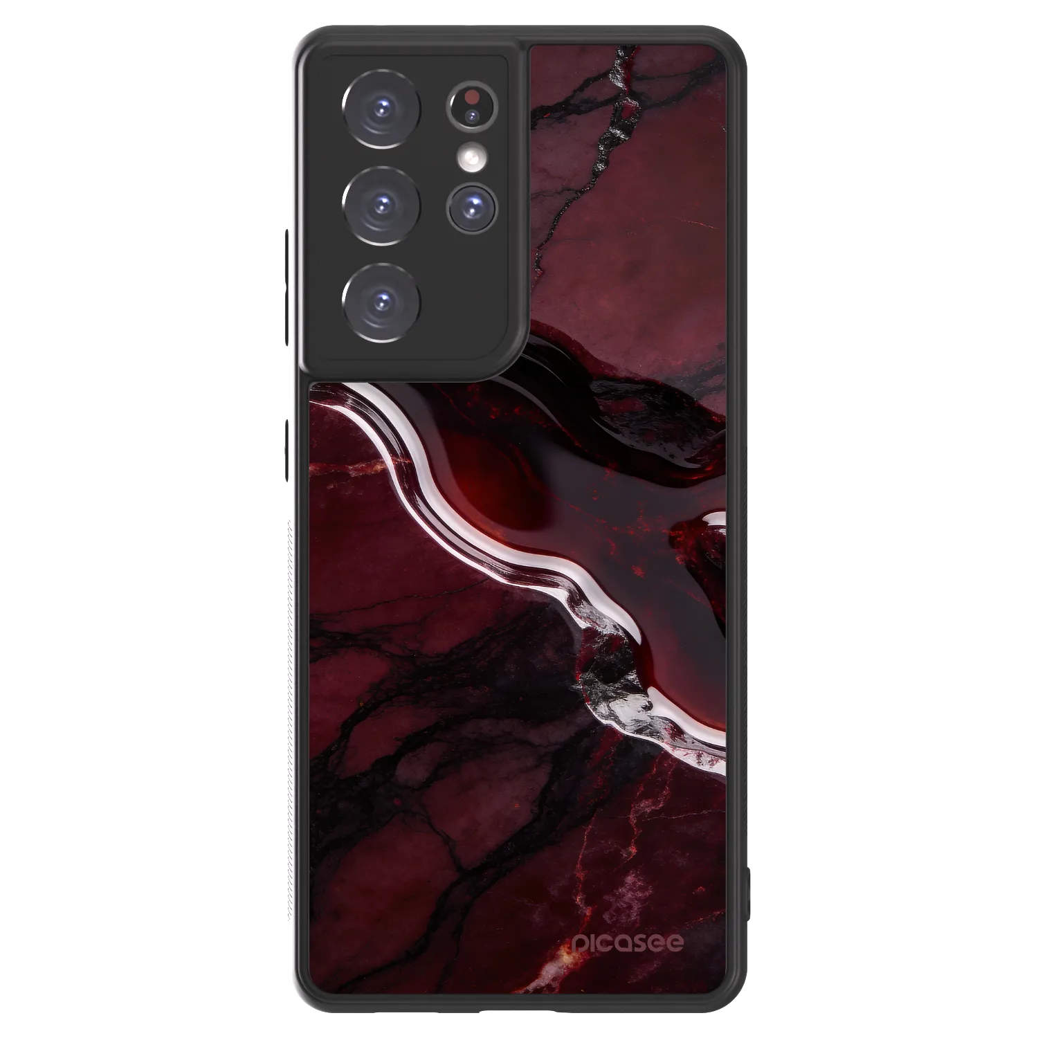 Picasee ULTIMATE CASE για Samsung Galaxy S21 Ultra 5G G998B - Cherry stone