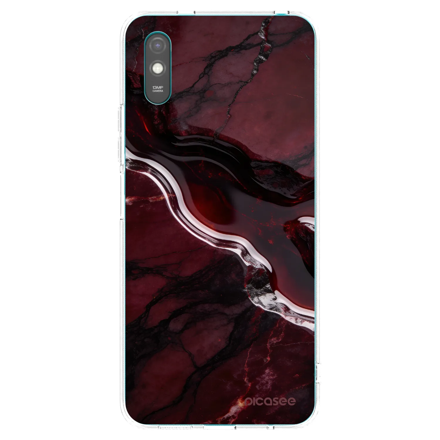 Picasee διαφανής θήκη σιλικόνης Xiaomi Redmi 9AT - Cherry stone