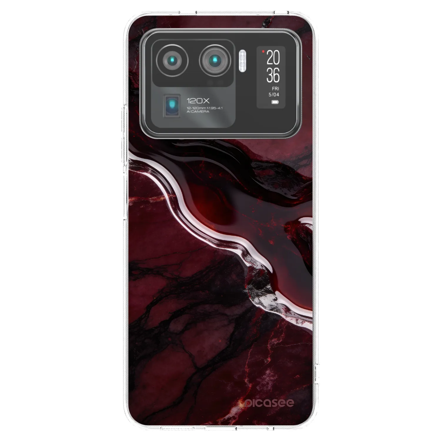 Picasee διαφανής θήκη σιλικόνης Xiaomi Mi 11 Ultra - Cherry stone