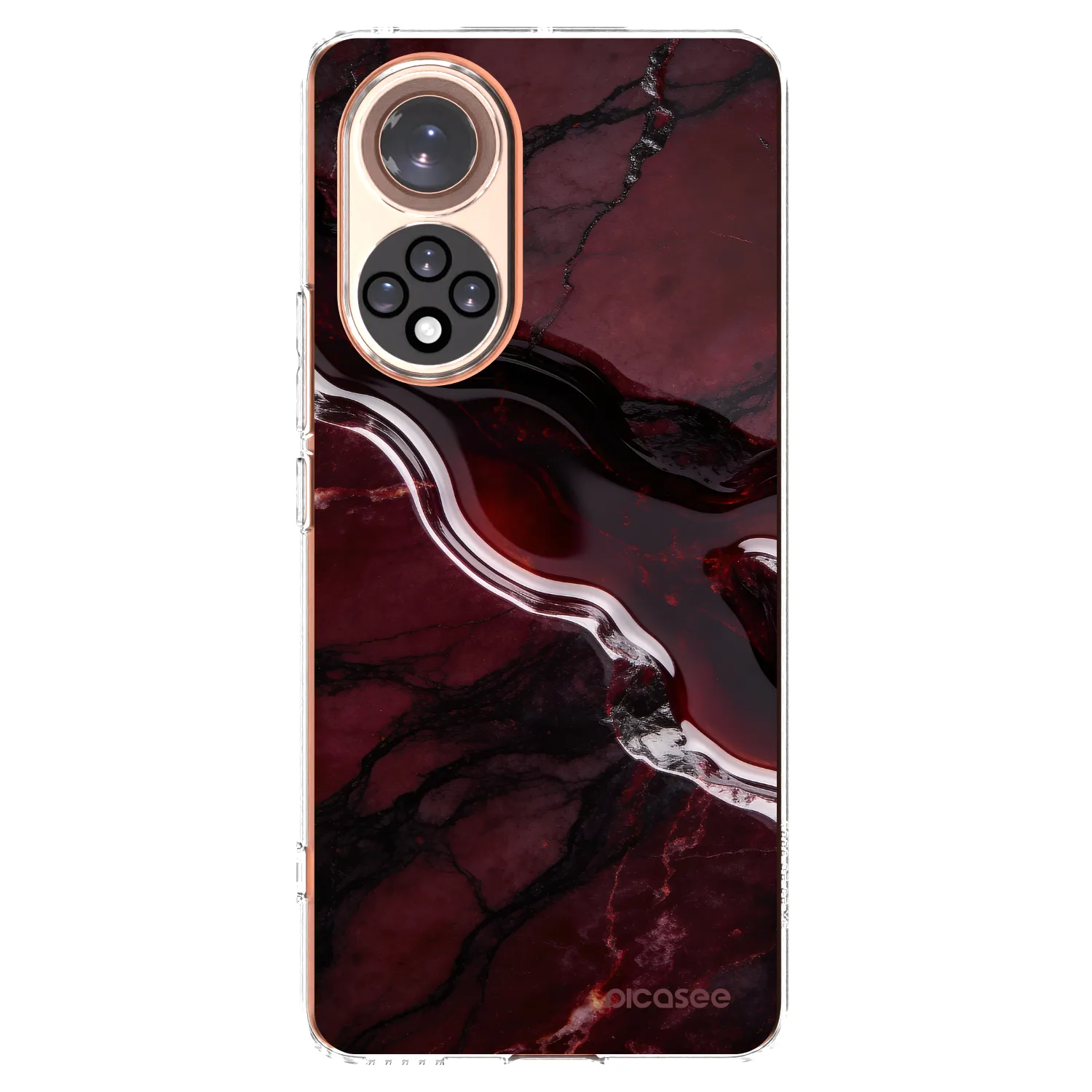 Picasee διαφανής θήκη σιλικόνης Honor 50 5G - Cherry stone