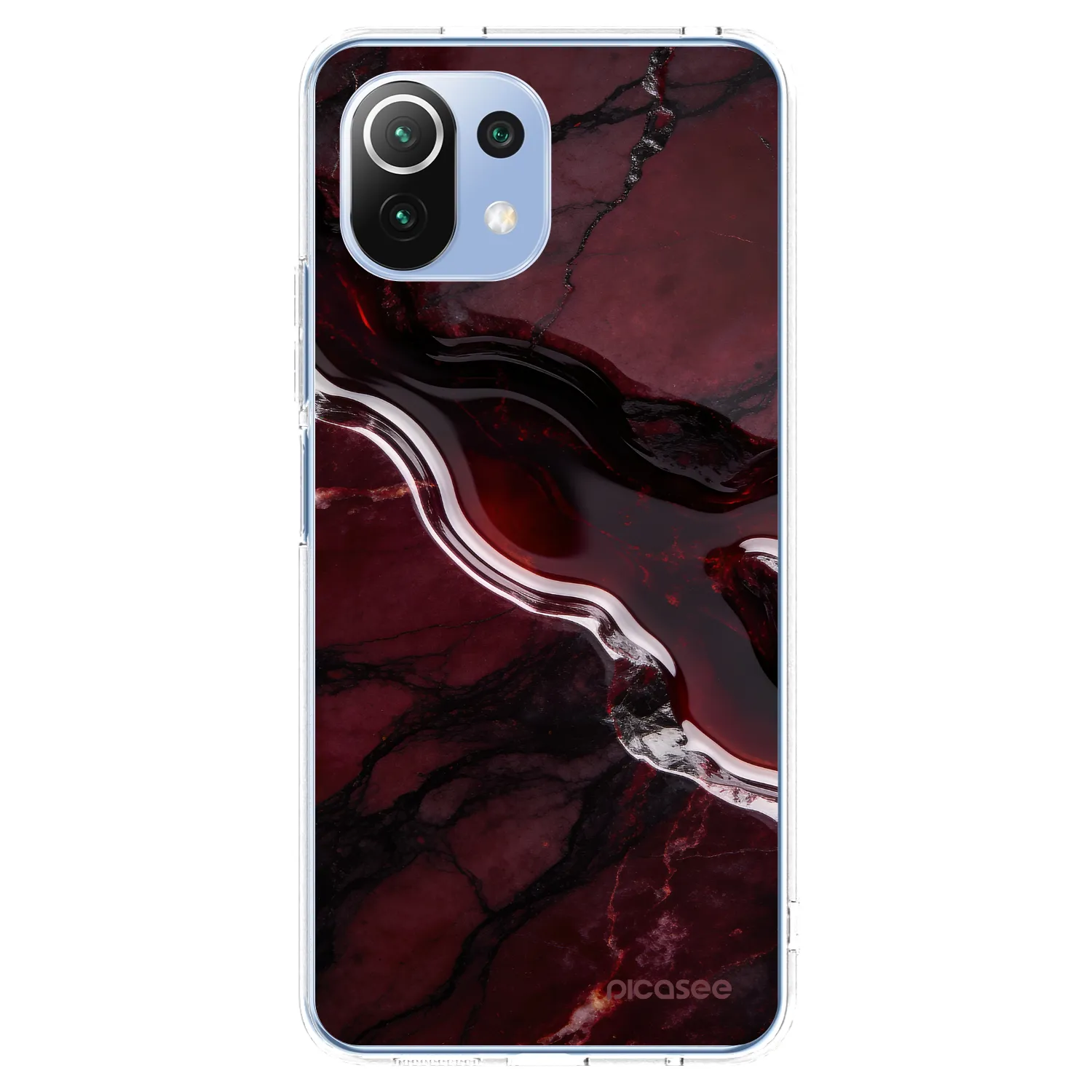 Picasee διαφανής θήκη σιλικόνης Xiaomi 11 Lite 5G NE - Cherry stone