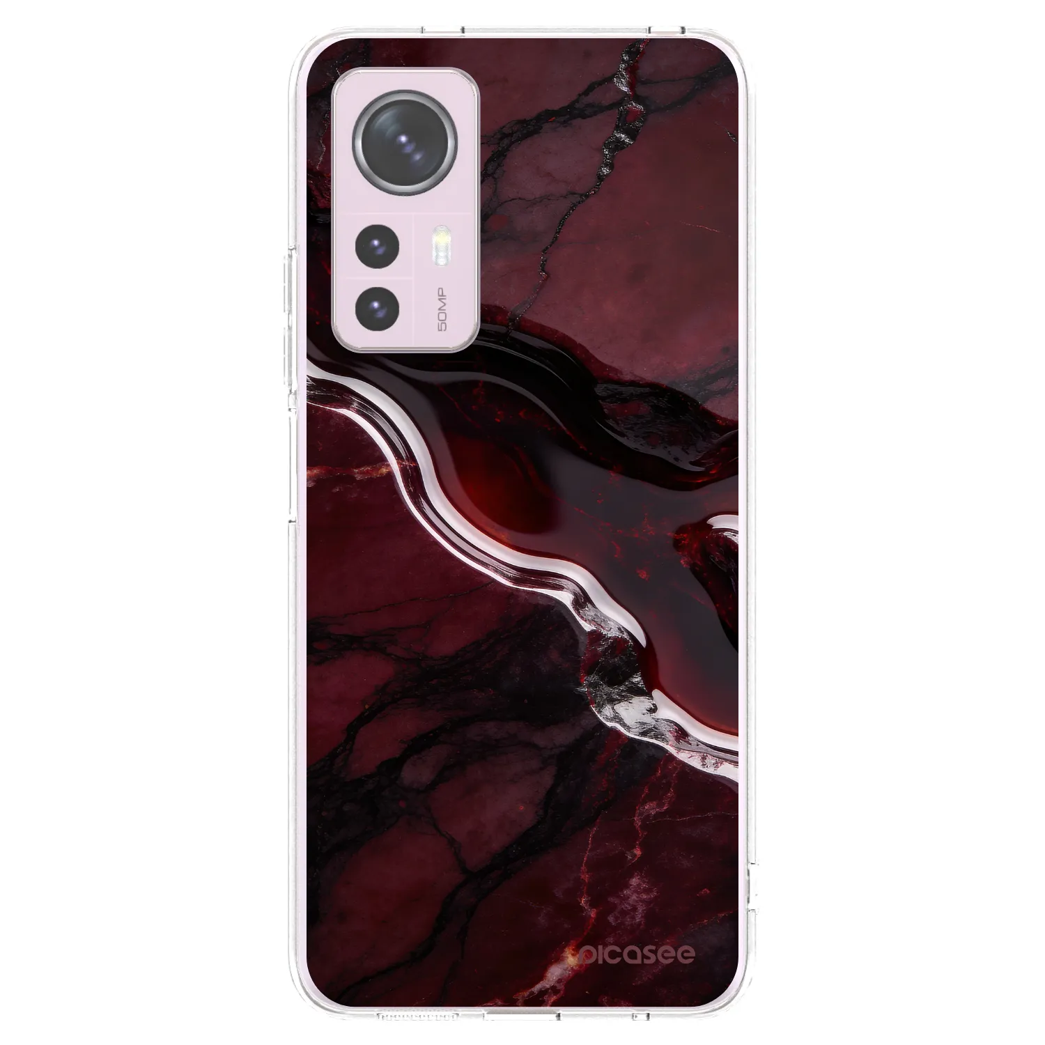 Picasee διαφανής θήκη σιλικόνης Xiaomi 12 - Cherry stone