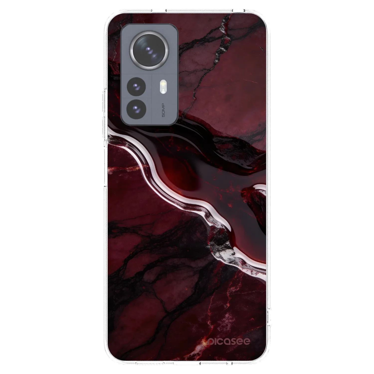 Picasee διαφανής θήκη σιλικόνης Xiaomi 12 Pro - Cherry stone