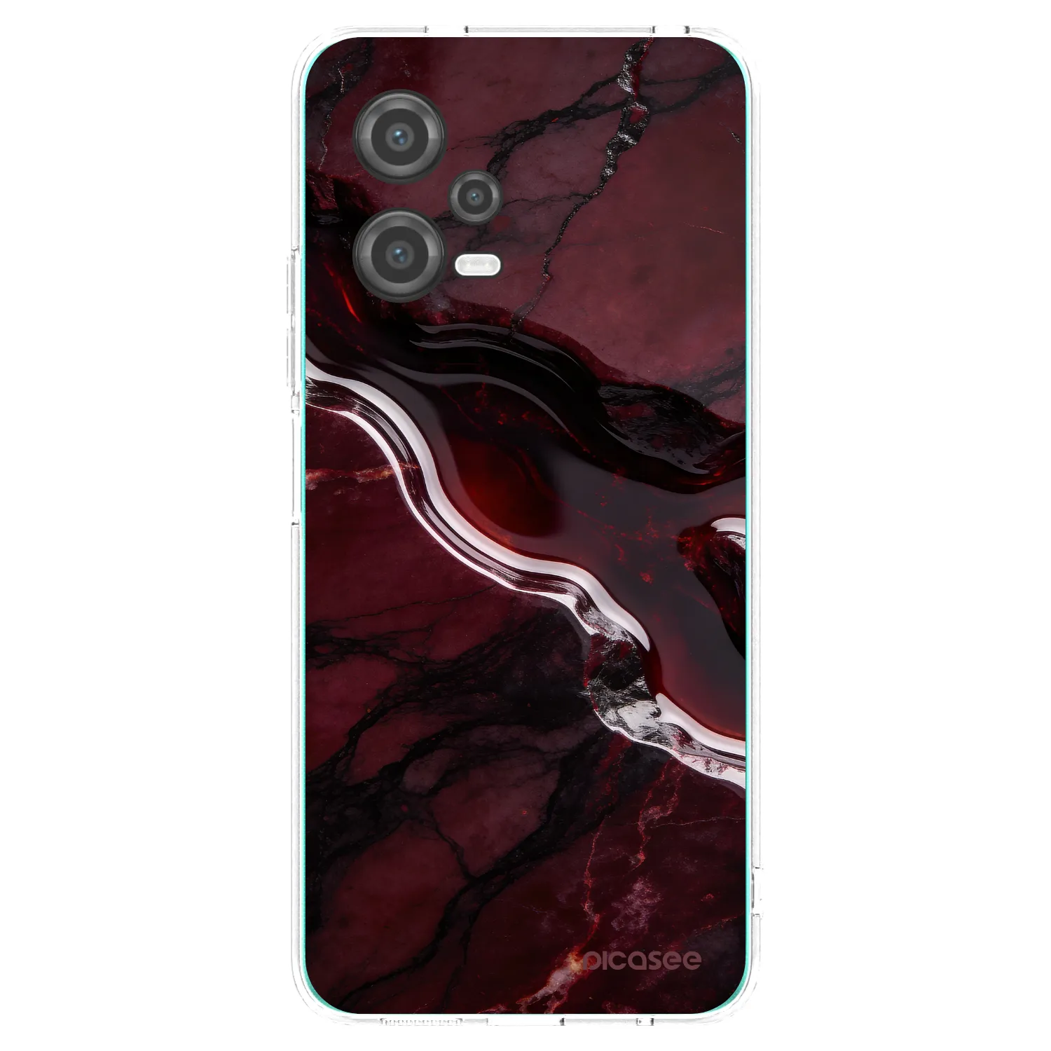 Picasee διαφανής θήκη σιλικόνης Xiaomi Poco X5 - Cherry stone