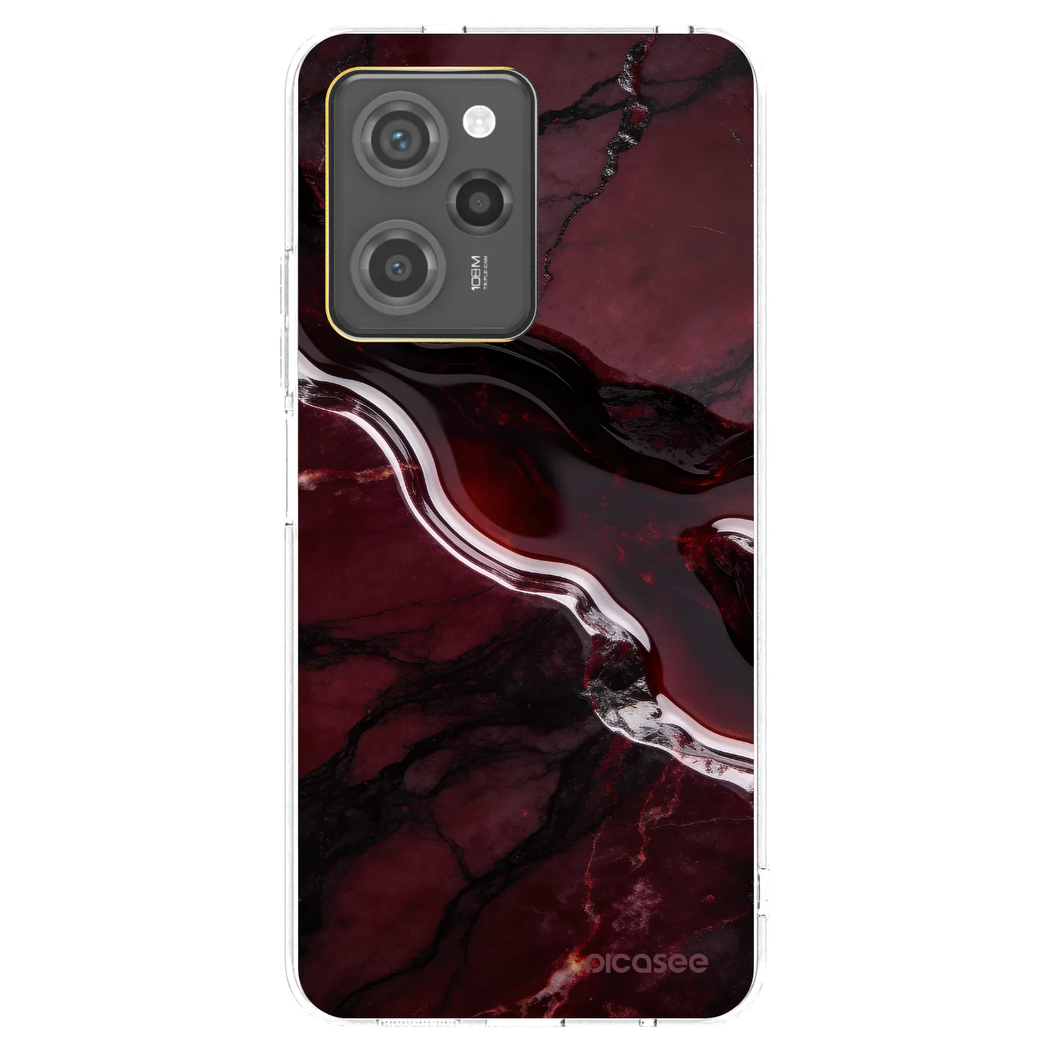 Picasee διαφανής θήκη σιλικόνης Xiaomi Poco X5 Pro - Cherry stone