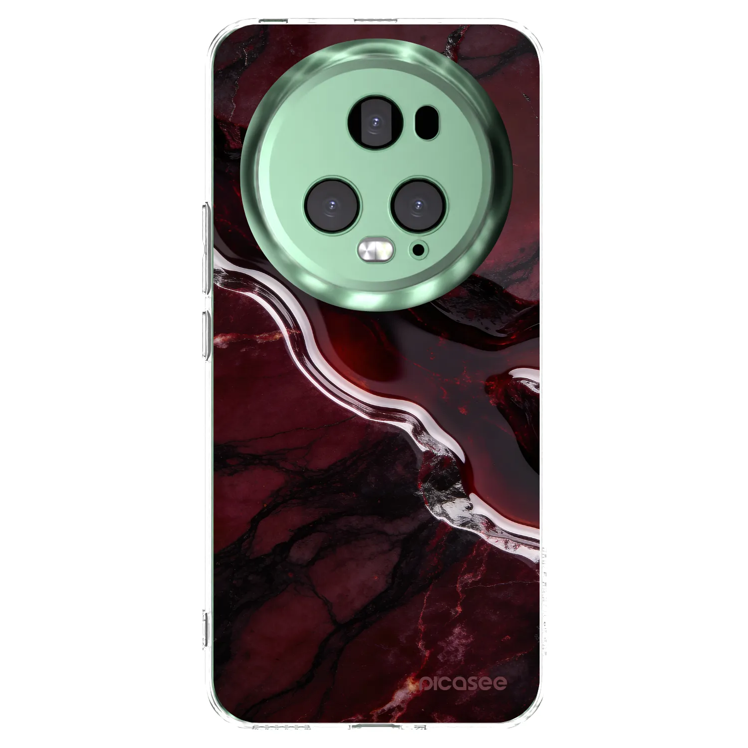 Picasee διαφανής θήκη σιλικόνης Honor Magic5 Pro - Cherry stone