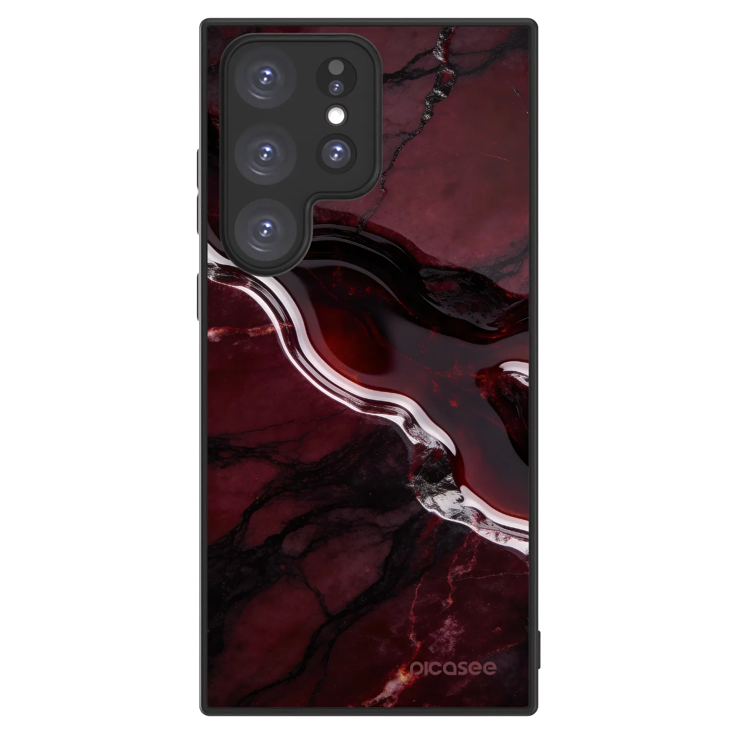 Picasee ULTIMATE CASE PowerShare για Samsung Galaxy S23 Ultra 5G - Cherry stone