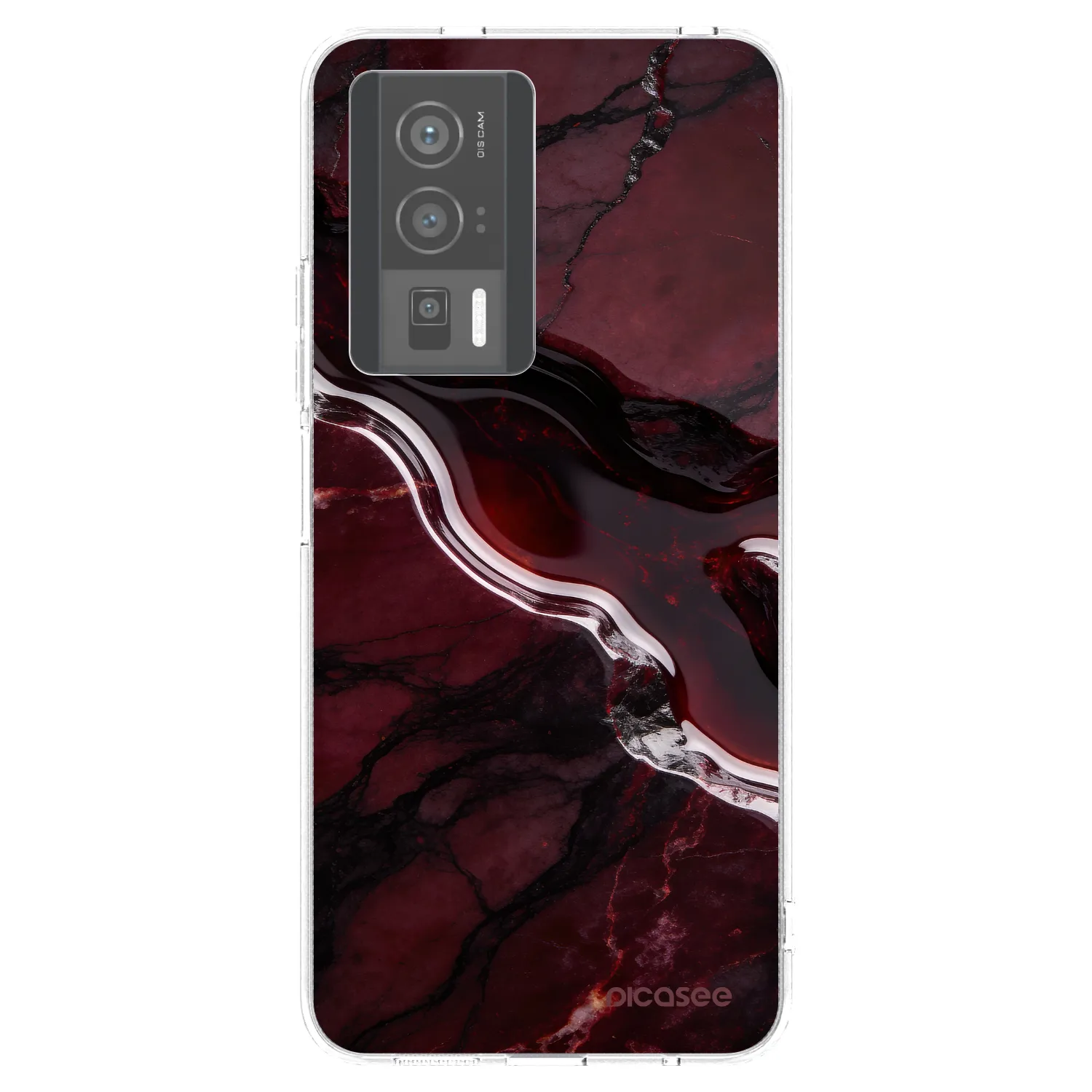 Picasee διαφανής θήκη σιλικόνης Xiaomi Poco F5 Pro 5G - Cherry stone