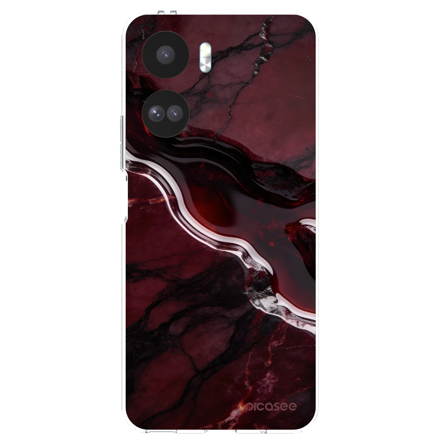 Picasee διαφανής θήκη σιλικόνης Honor 90 Lite 5G - Cherry stone