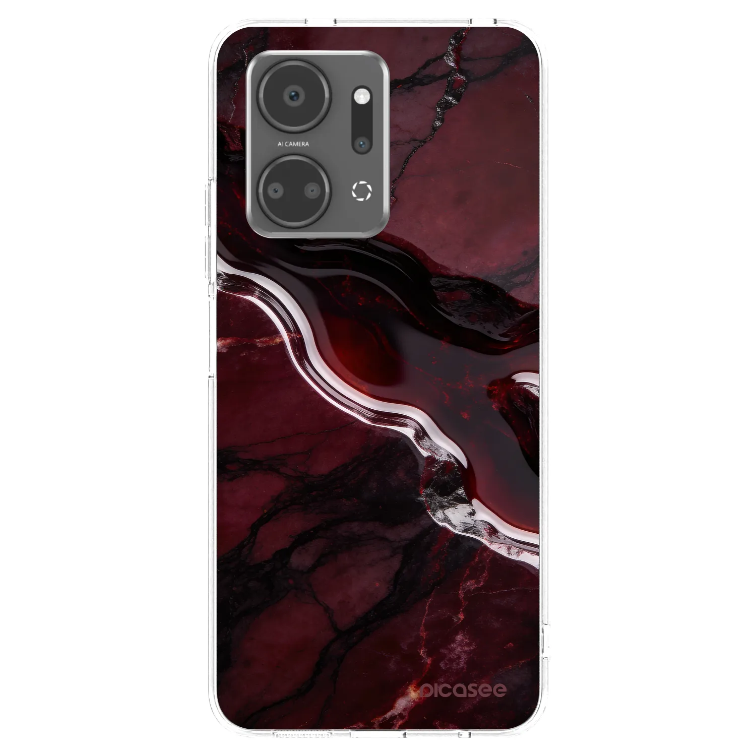 Picasee διαφανής θήκη σιλικόνης Honor X7a - Cherry stone