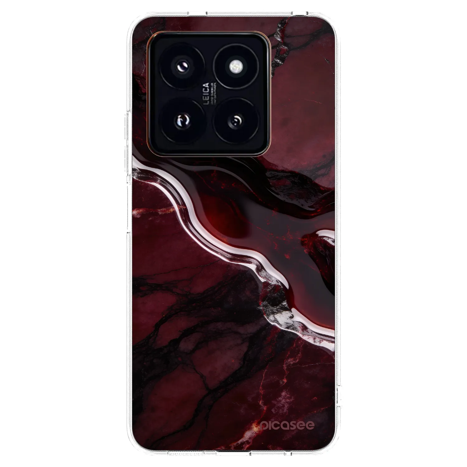 Picasee διαφανής θήκη σιλικόνης Xiaomi 14 Pro - Cherry stone