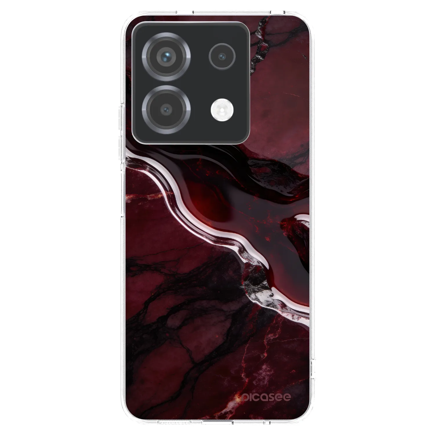 Picasee διαφανής θήκη σιλικόνης Xiaomi Poco X6 - Cherry stone