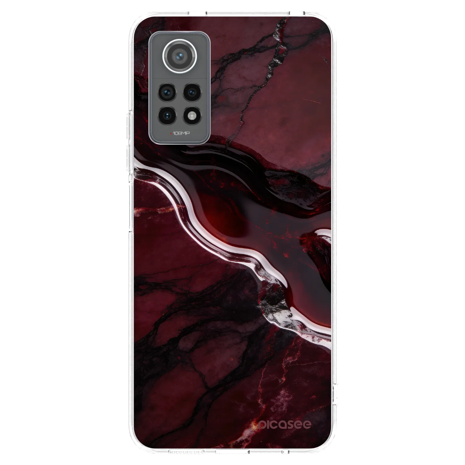 Picasee διαφανής θήκη σιλικόνης Xiaomi Redmi Note 12 Pro 4G - Cherry stone