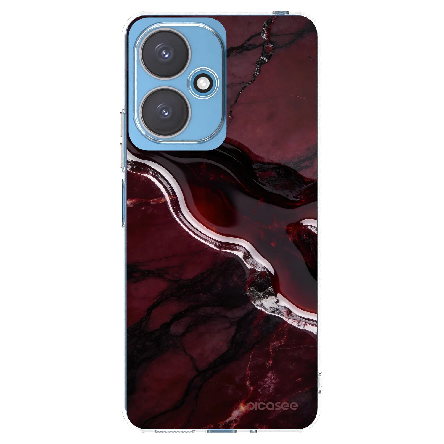 Picasee διαφανής θήκη σιλικόνης Xiaomi Redmi 13C 5G - Cherry stone