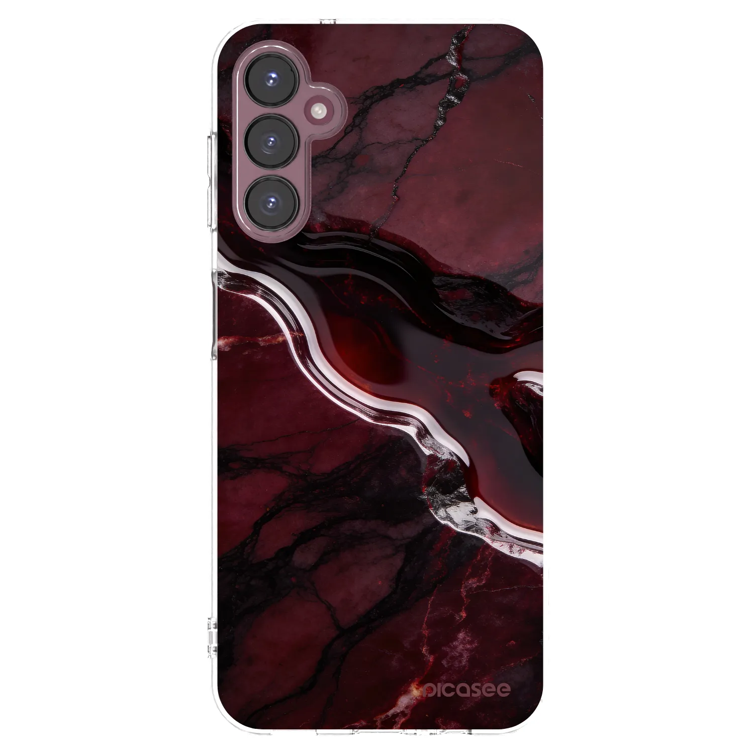Picasee διαφανής θήκη σιλικόνης Samsung Galaxy A05s A057G - Cherry stone