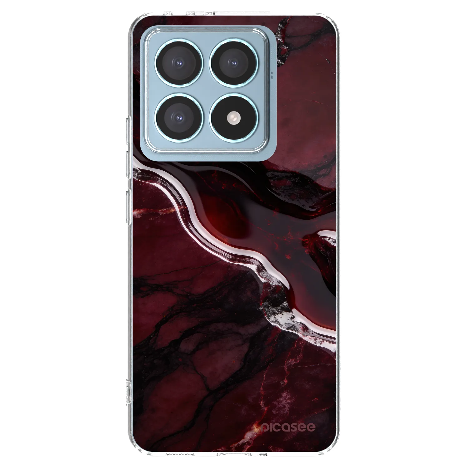 Picasee διαφανής θήκη σιλικόνης Xiaomi 14T Pro - Cherry stone