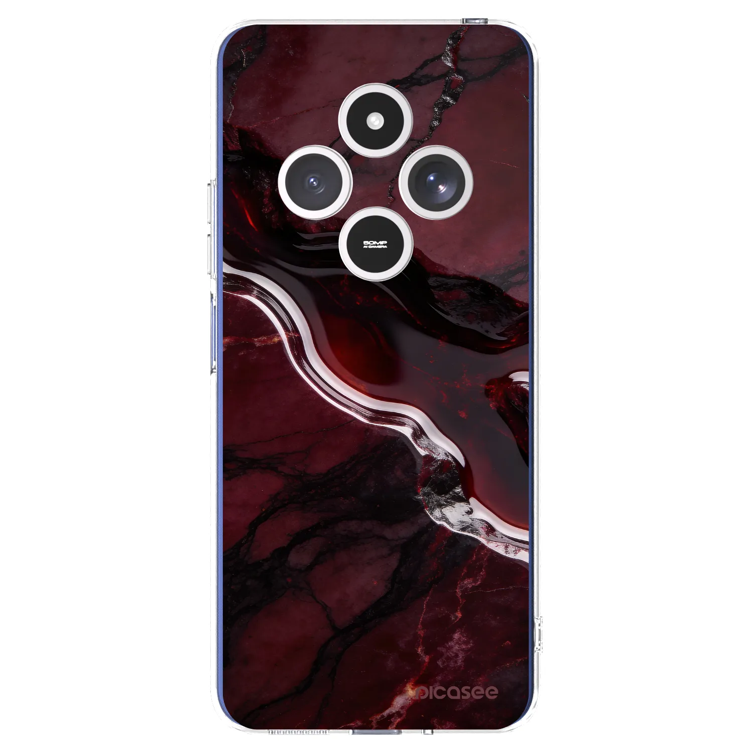 Picasee διαφανής θήκη σιλικόνης Xiaomi Redmi 14C - Cherry stone