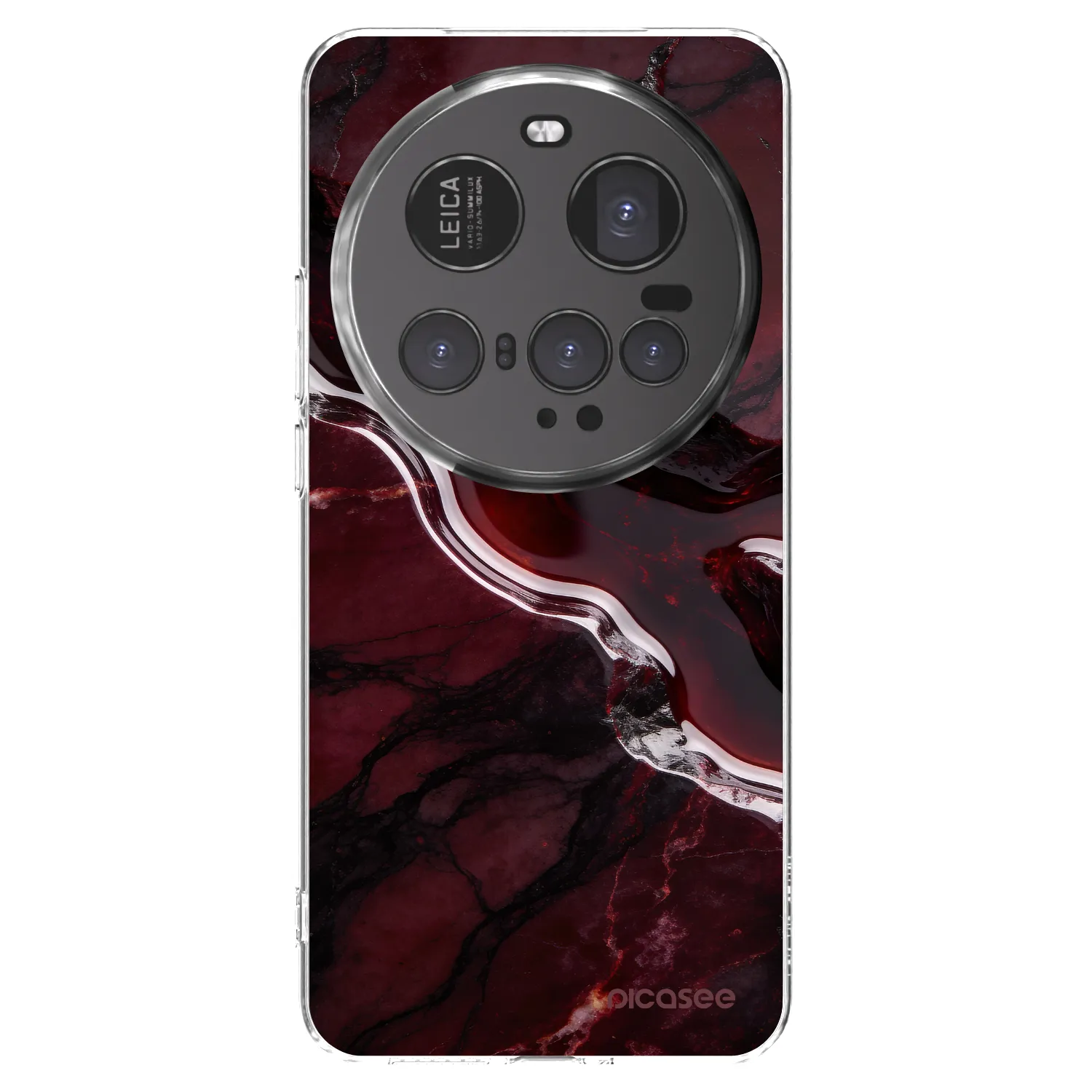 Picasee διαφανής θήκη σιλικόνης Xiaomi 15 Ultra - Cherry stone