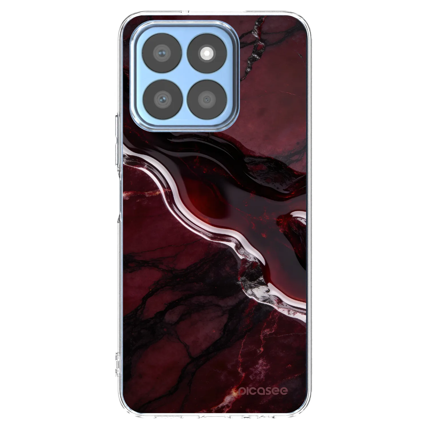 Picasee διαφανής θήκη σιλικόνης Honor X8c - Cherry stone