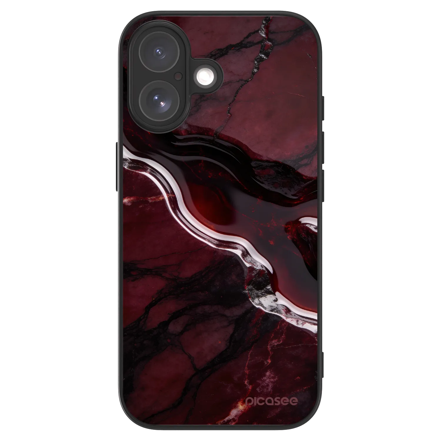 Picasee ULTIMATE CASE MagSafe pro Apple iPhone 17 - Cherry stone