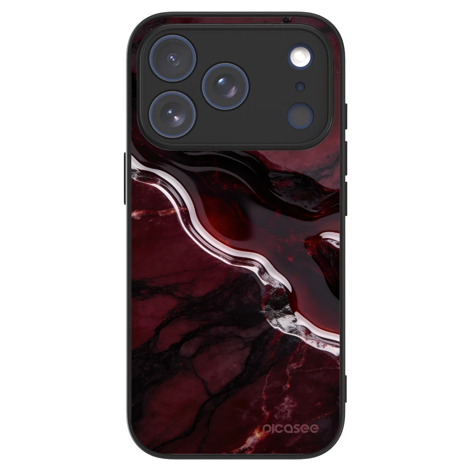 Picasee ULTIMATE CASE MagSafe pro Apple iPhone 17 Pro - Cherry stone