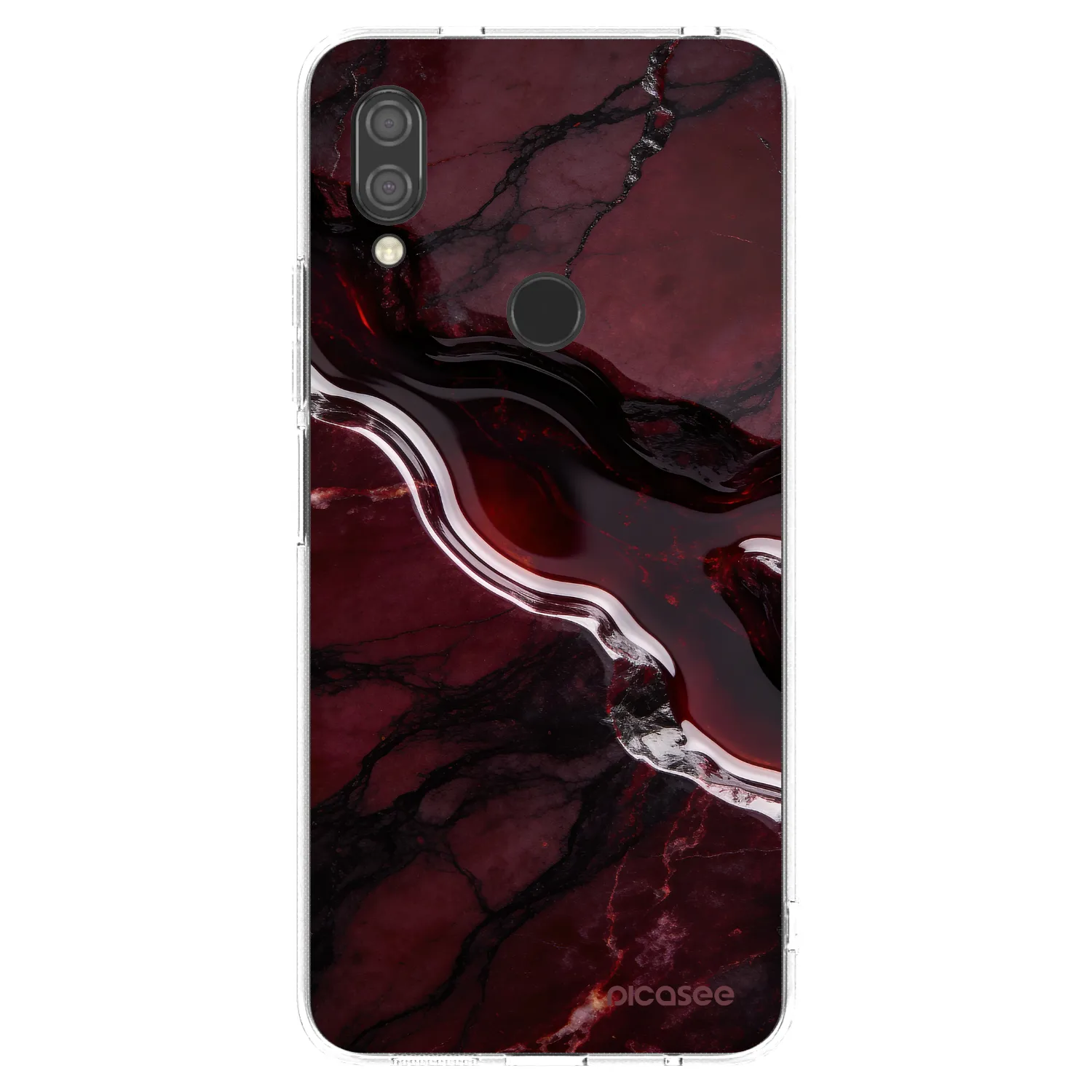 Picasee διαφανής θήκη σιλικόνης Xiaomi Redmi 7 - Cherry stone