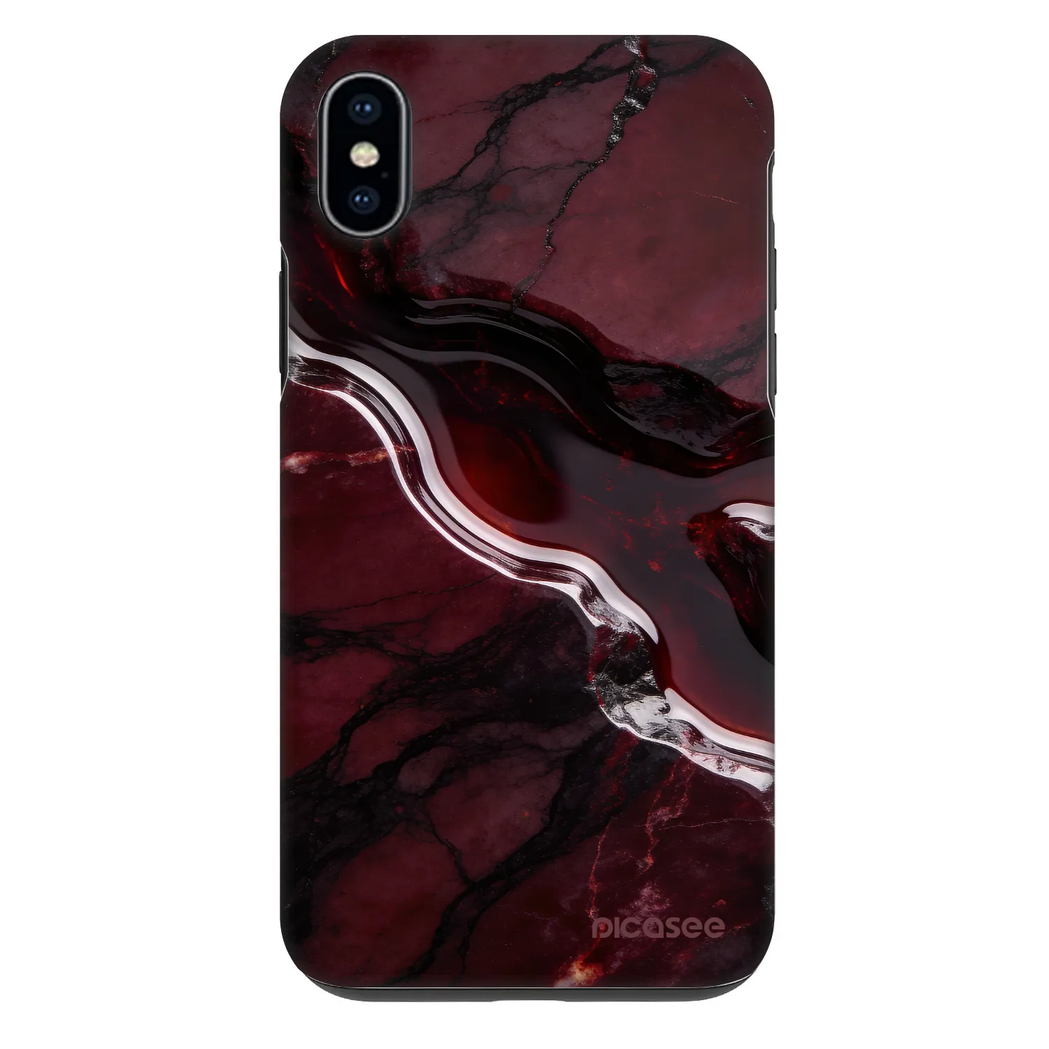 Picasee Fashion Case για Apple iPhone XS Max - Cherry stone