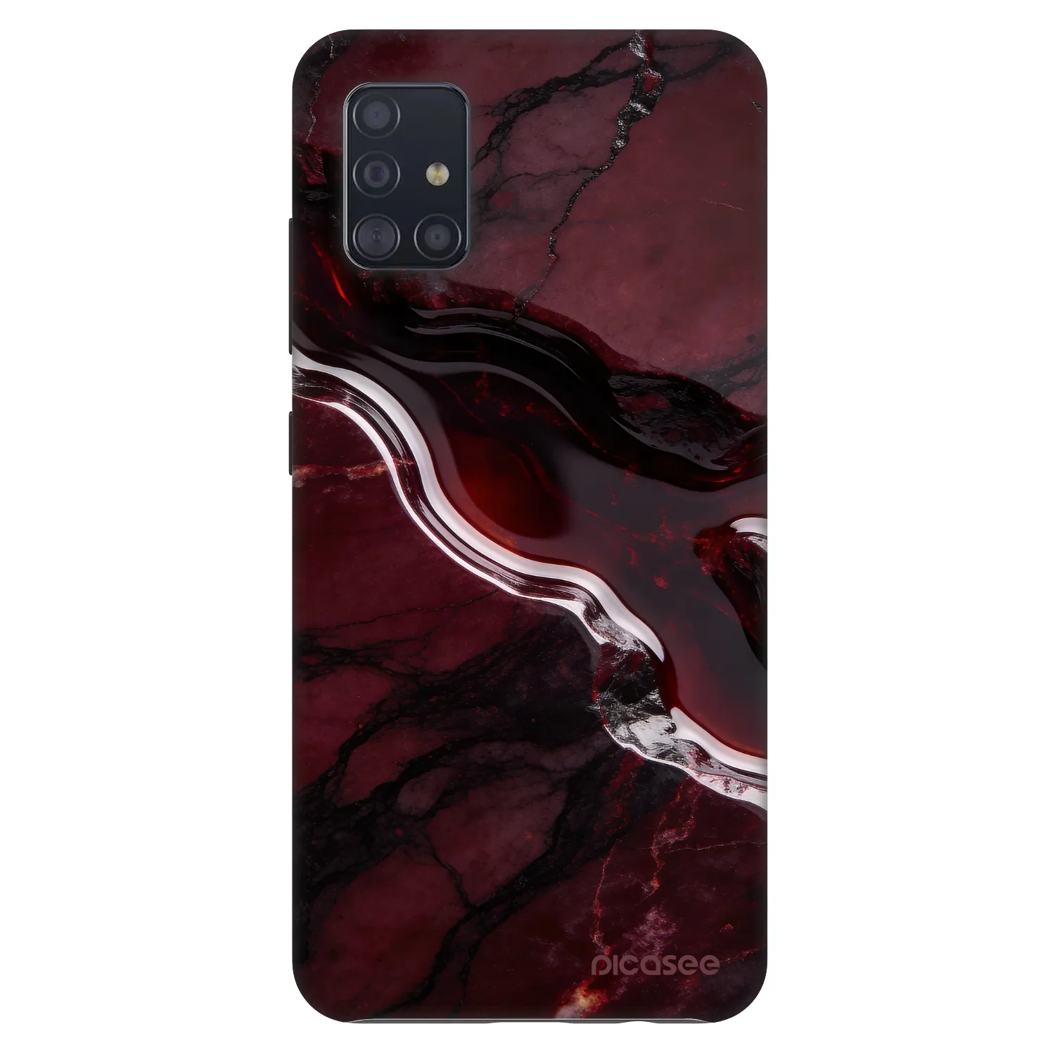 Picasee Fashion Case για Samsung Galaxy A51 A515F - Cherry stone
