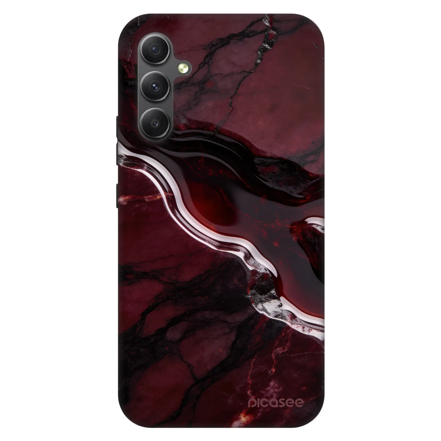 Picasee Fashion Case για Samsung Galaxy A34 5G A346B - Cherry stone