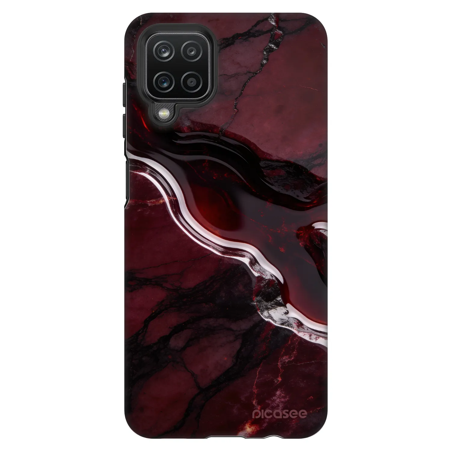 Picasee Fashion Case για Samsung Galaxy A12 A125F - Cherry stone